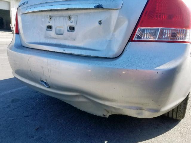 KNAFE222595638876 - 2009 KIA SPECTRA EX SILVER photo 9