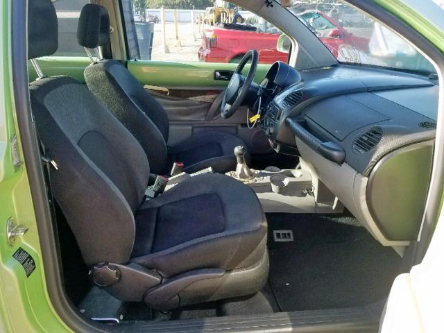 3VWBC21C3XM452226 - 1999 VOLKSWAGEN NEW BEETLE Yaşıl foto 5
