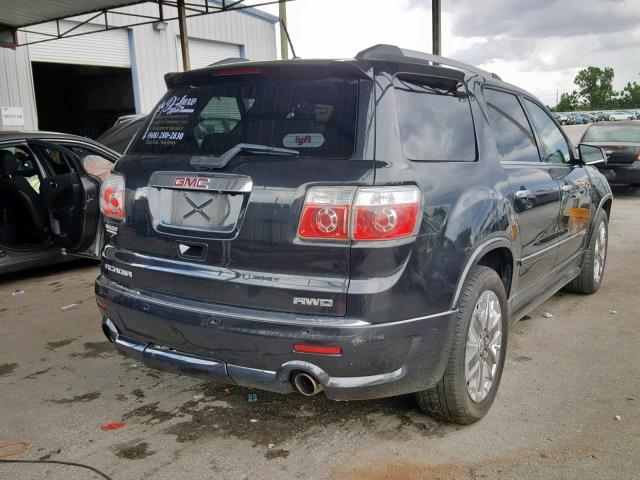 1GKKVTED5BJ363242 - 2011 GMC ACADIA DEN BLACK photo 4