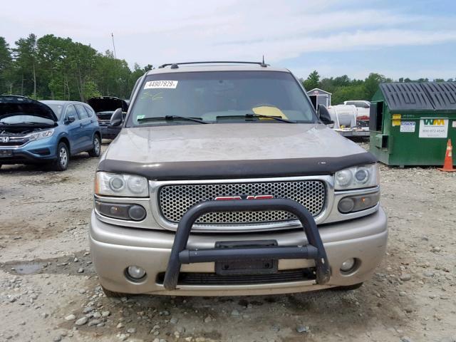 1GKEK63U34J184310 - 2004 GMC YUKON DENA TAN photo 9