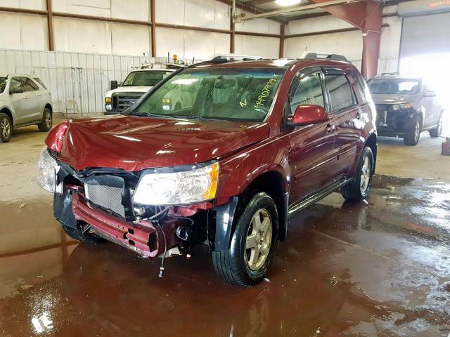 2CKDL33F596253998 - 2009 PONTIAC TORRENT BURGUNDY photo 2