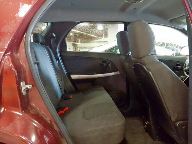 2CKDL33F596253998 - 2009 PONTIAC TORRENT BURGUNDY photo 6