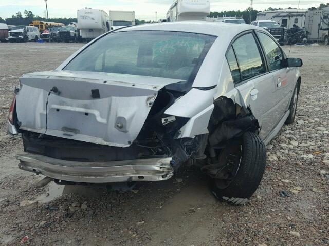 1G8AL52FX4Z160134 - 2004 SATURN ION LEVEL SILVER photo 4