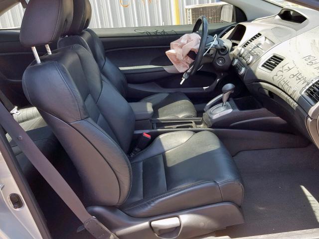 2HGFG12918H505223 - 2008 HONDA CIVIC EXL 银色 照片 5