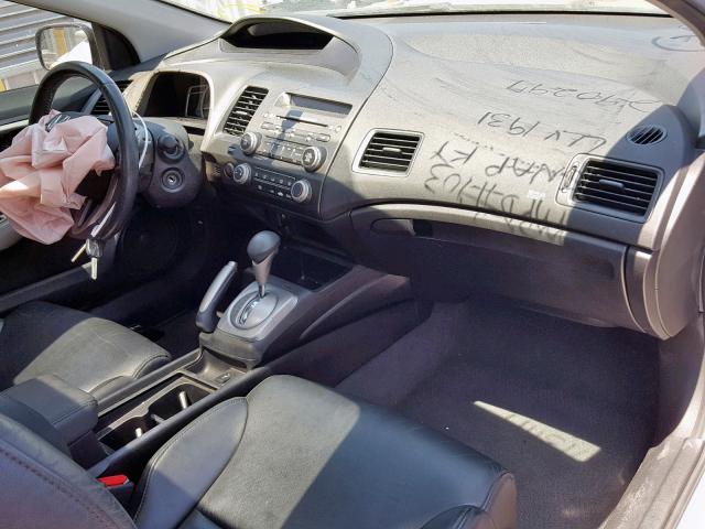 2HGFG12918H505223 - 2008 HONDA CIVIC EXL 银色 照片 9