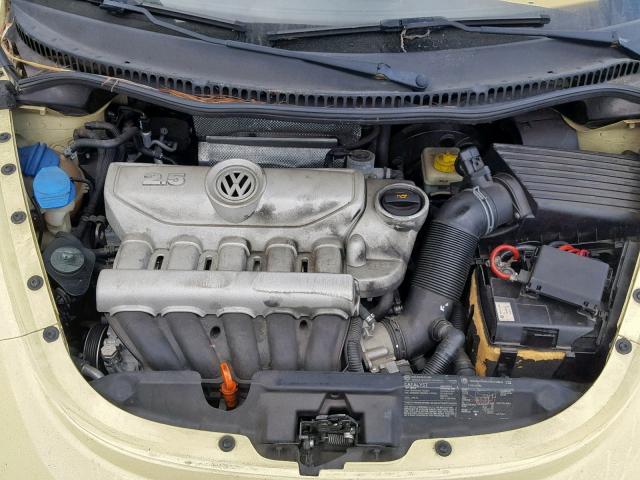 3VWRG31Y66M322377 - 2006 VOLKSWAGEN NEW BEETLE ყვითელი ფოტო 7