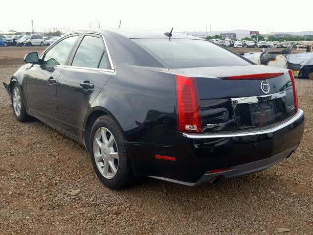 1G6DV57V980174276 - 2008 CADILLAC CTS HI FEA BLACK photo 3