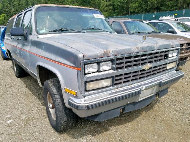 1GNEV16K0LF119035 - 1990 CHEVROLET SUBURBAN V SILVER photo 1