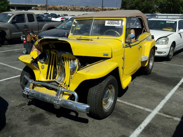 086969 - 1949 JEEP WILLYS YELLOW photo 2