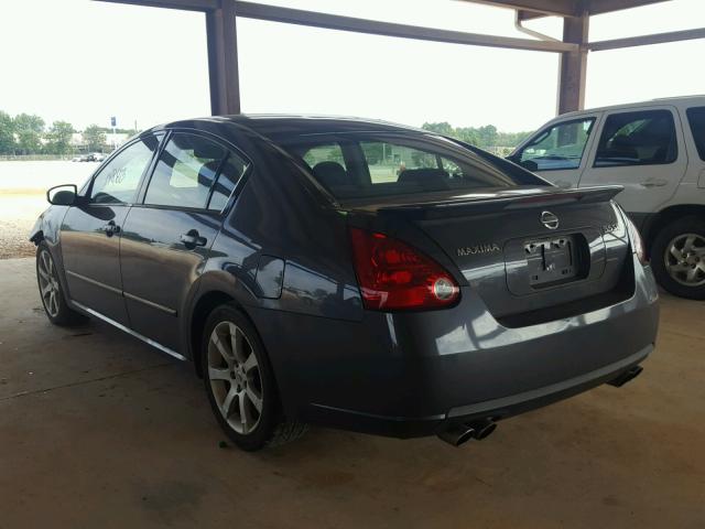 1N4BA41E07C838891 - 2007 NISSAN MAXIMA SE BLUE photo 3