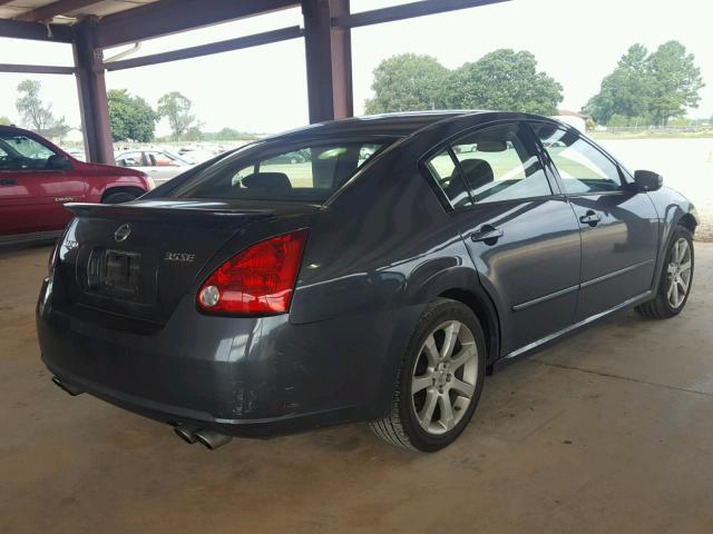 1N4BA41E07C838891 - 2007 NISSAN MAXIMA SE BLUE photo 4