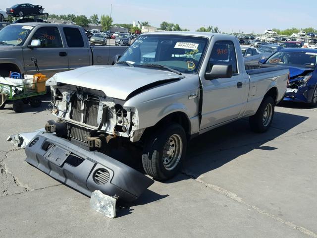 1FTKR1ADXAPA63704 - 2010 FORD RANGER SILVER photo 2