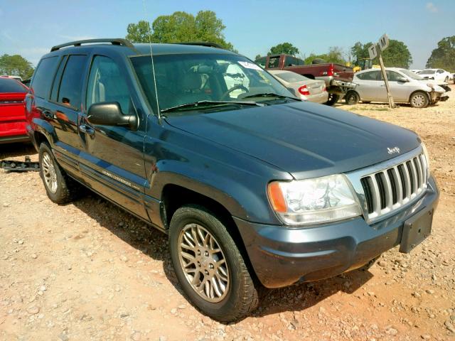 1J8GW58N14C394955 - 2004 JEEP GRAND CHER BLUE photo 1