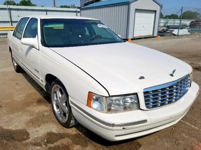 1G6KD54Y1XU713571 - 1999 CADILLAC DEVILLE WHITE photo 1