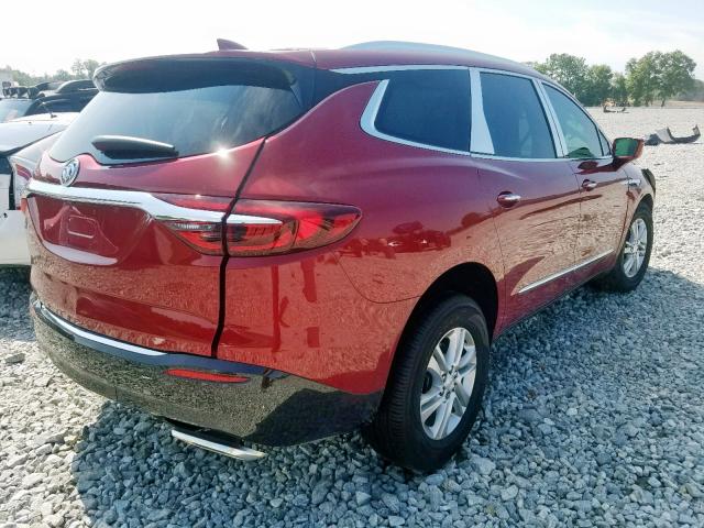 5GAERBKW0JJ185575 - 2018 BUICK ENCLAVE ES RED photo 4