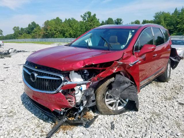 5GAERBKW0JJ185575 - 2018 BUICK ENCLAVE ES RED photo 9