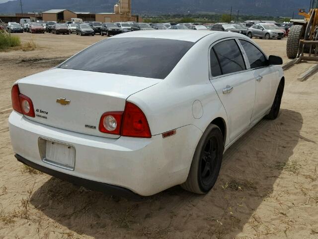 1G1ZA5E00AF155164 - 2010 CHEVROLET MALIBU LS თეთრი ფოტო 4