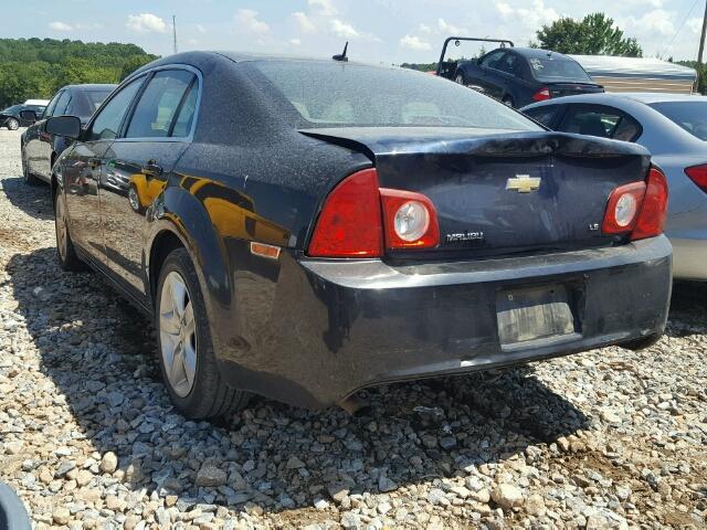 1G1ZB5E15BF140148 - 2011 CHEVROLET MALIBU LS შავი ფოტო 3