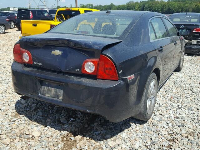 1G1ZB5E15BF140148 - 2011 CHEVROLET MALIBU LS შავი ფოტო 4