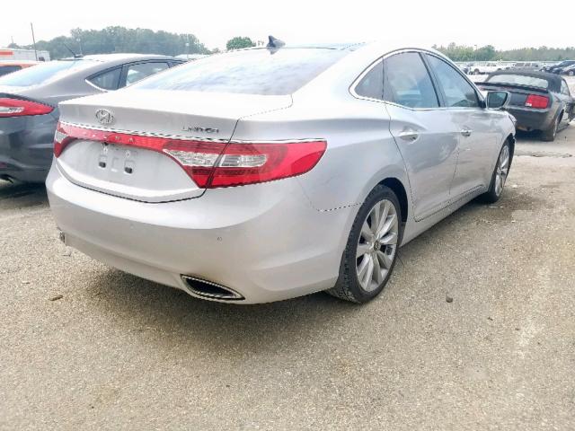 KMHFH4JG4EA413560 - 2014 HYUNDAI AZERA GLS SILVER photo 4