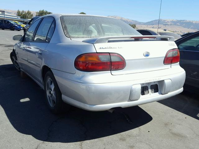 1G1NE52J03M552999 - 2003 CHEVROLET MALIBU LS ვერცხლისფერი ფოტო 3