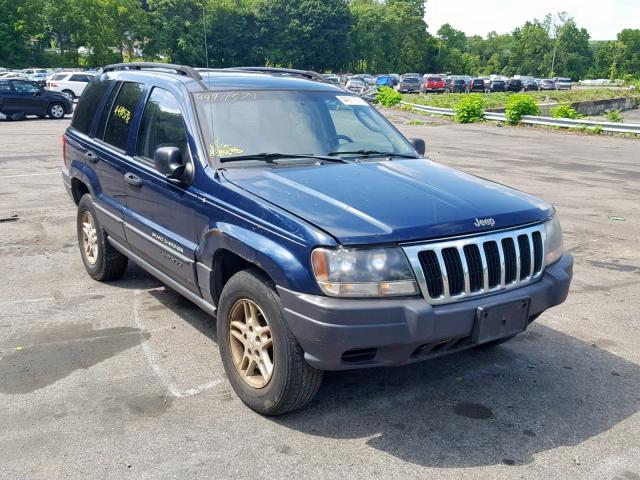 1J4GW48S03C544277 - 2003 JEEP GRAND CHER BLUE photo 1