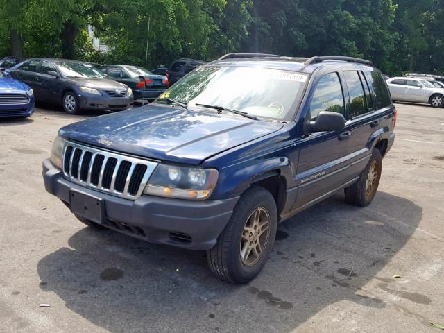 1J4GW48S03C544277 - 2003 JEEP GRAND CHER BLUE photo 2