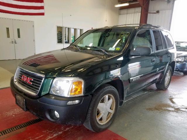 1GKDT13S632350306 - 2003 GMC ENVOY GREEN photo 2