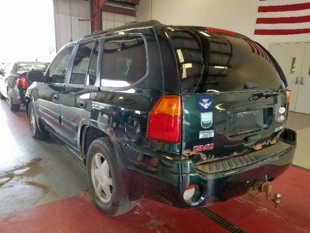 1GKDT13S632350306 - 2003 GMC ENVOY GREEN photo 3