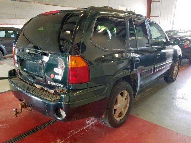 1GKDT13S632350306 - 2003 GMC ENVOY GREEN photo 4