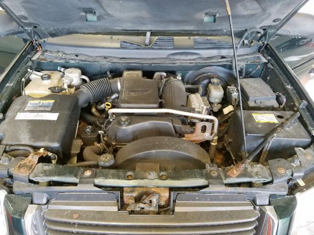 1GKDT13S632350306 - 2003 GMC ENVOY GREEN photo 7