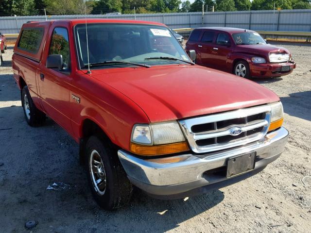 1FTYR10CXXUB86724 - 1999 FORD RANGER RED photo 1