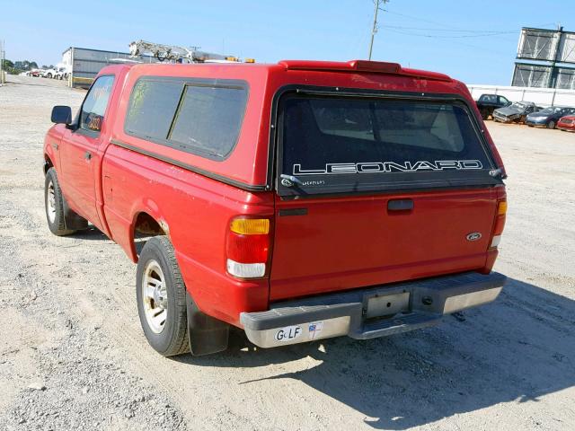 1FTYR10CXXUB86724 - 1999 FORD RANGER RED photo 3