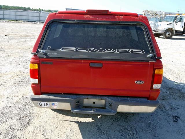 1FTYR10CXXUB86724 - 1999 FORD RANGER RED photo 6