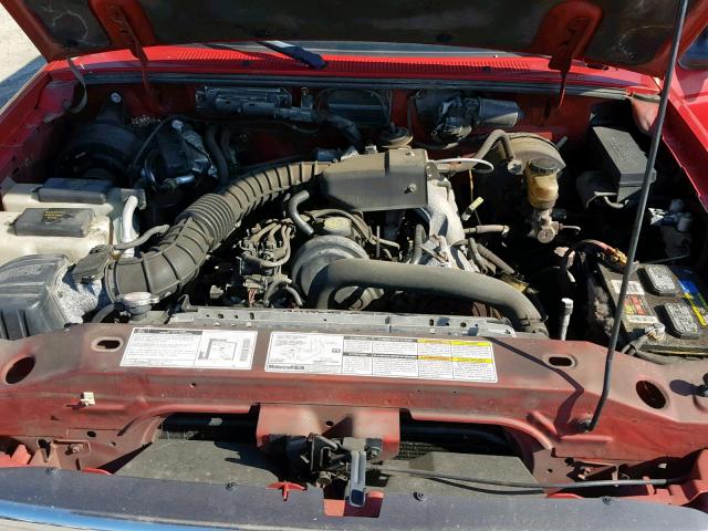 1FTYR10CXXUB86724 - 1999 FORD RANGER RED photo 7