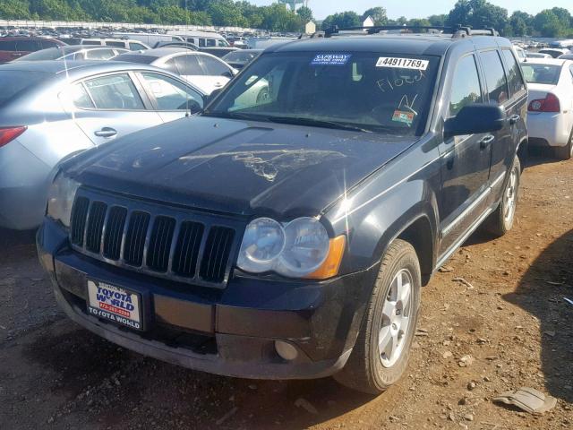 1J8GR48K08C217228 - 2008 JEEP GRAND CHER BLACK photo 2