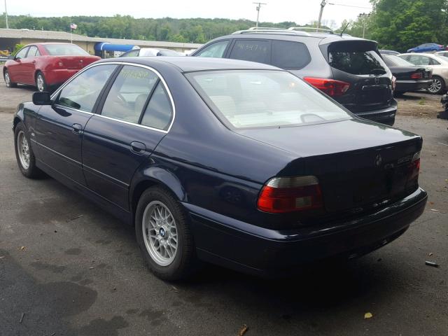 WBADT43431GF57363 - 2001 BMW 525 I AUTO BLUE photo 3