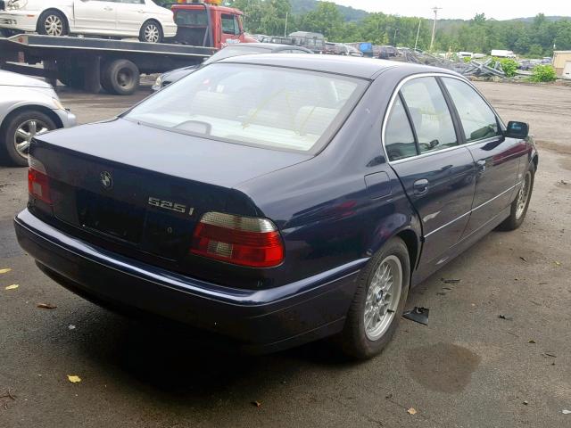 WBADT43431GF57363 - 2001 BMW 525 I AUTO BLUE photo 4