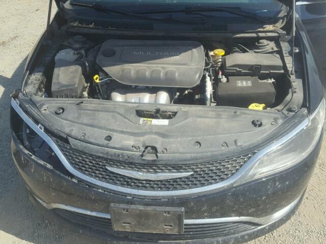 1C3CCCAB9FN589992 - 2015 CHRYSLER 200 LIMITE BLACK photo 7