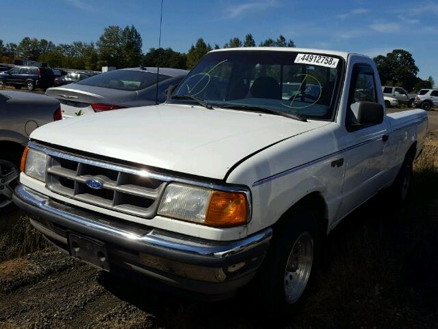 1FTCR10U1PPB48168 - 1993 FORD RANGER WHITE photo 2