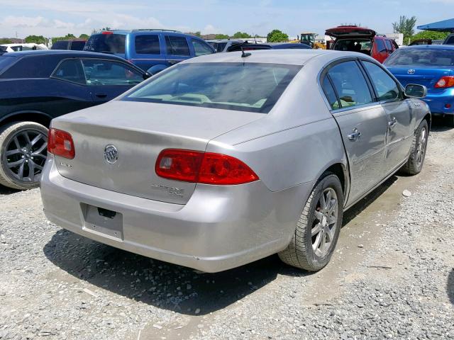 1G4HD57287U105041 - 2007 BUICK LUCERNE SILVER photo 4