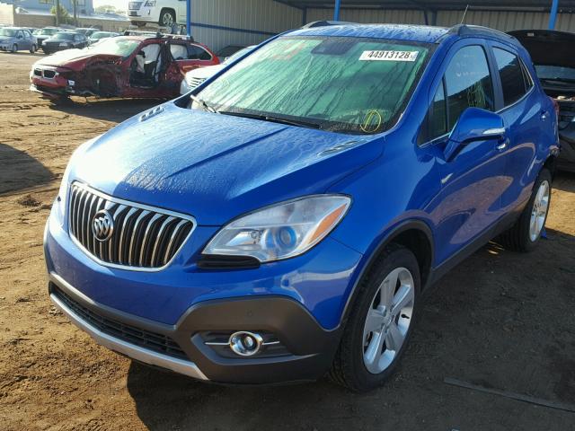 KL4CJHSB9GB547011 - 2016 BUICK ENCORE PRE BLUE photo 2