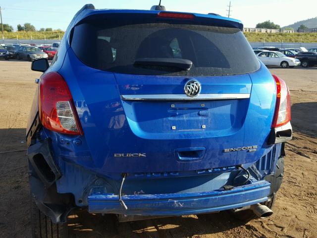 KL4CJHSB9GB547011 - 2016 BUICK ENCORE PRE BLUE photo 9