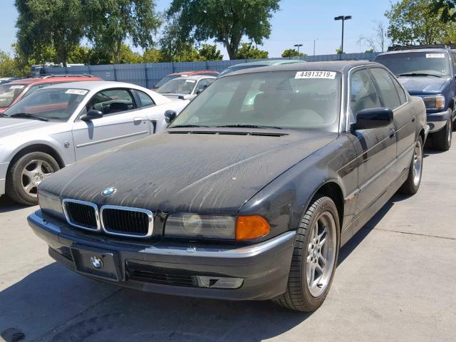 WBAGF8321WDL51880 - 1998 BMW 740 I AUTO BLACK photo 2