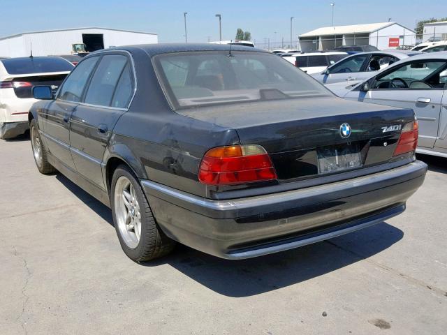 WBAGF8321WDL51880 - 1998 BMW 740 I AUTO BLACK photo 3