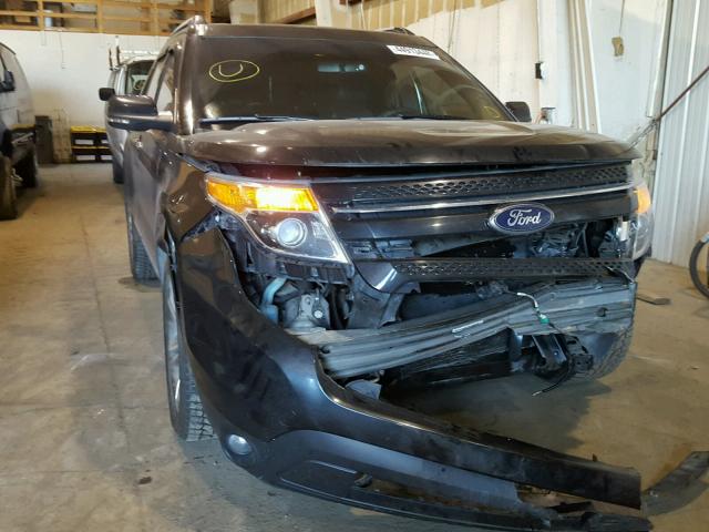 1FM5K8F89DGA08327 - 2013 FORD EXPLORER L BLACK photo 1