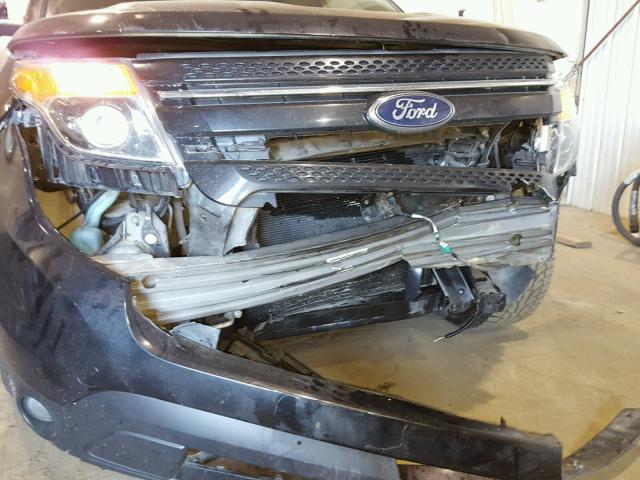 1FM5K8F89DGA08327 - 2013 FORD EXPLORER L BLACK photo 9