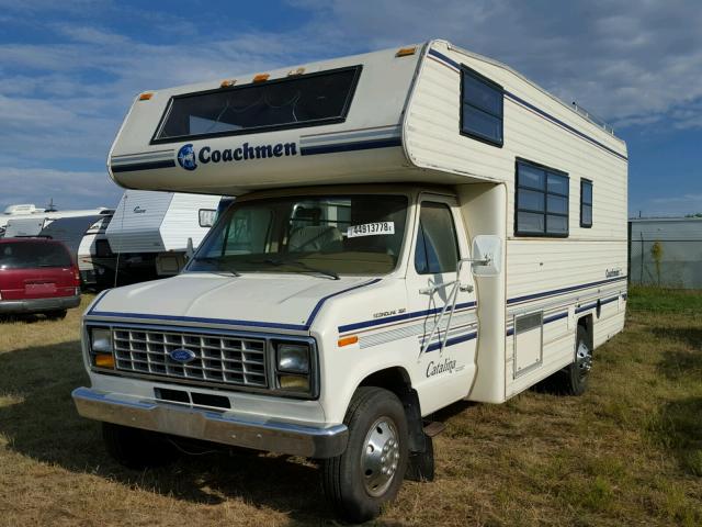 1FDKE30G4LHB31247 - 1991 FORD COACHMAN WHITE photo 2