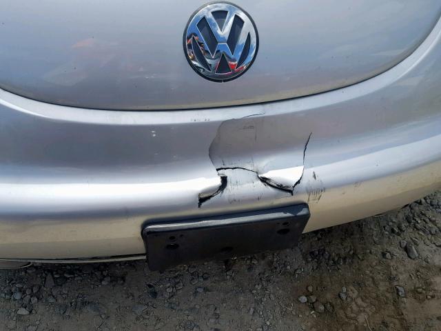 3VWED21C11M476283 - 2001 VOLKSWAGEN NEW BEETLE ვერცხლისფერი ფოტო 9