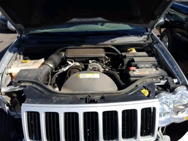 1J8GR48KX8C157944 - 2008 JEEP GRAND CHER GRAY photo 7